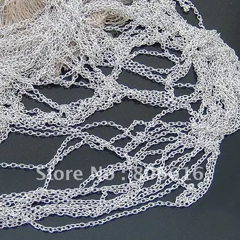 20M/lot 1.6MM Silver Plated Metal Extended Chains Jewelry O Shape Chain Necklace/Earring Components
20M/lot 1.6MM Silver Plated Metal Extended Chains Jewelry O Shape Chain Necklace/Earring Components