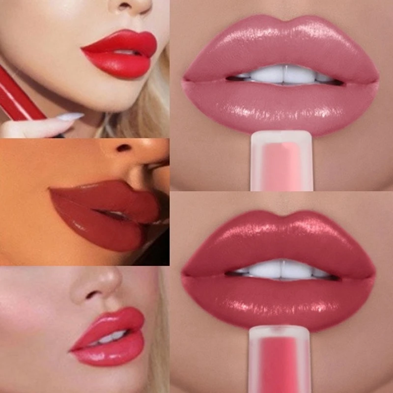 Cream Matte Lipstick Waterproof Lip Make Up Long Lasting Color Plumper Lips Gloss Red Nude Pink Liquid Lipsticks Makeup
Cream Matte Lipstick Waterproof Lip Make Up Long Lasting Color Plumper Lips Gloss Red Nude Pink Liquid Lipsticks Makeup