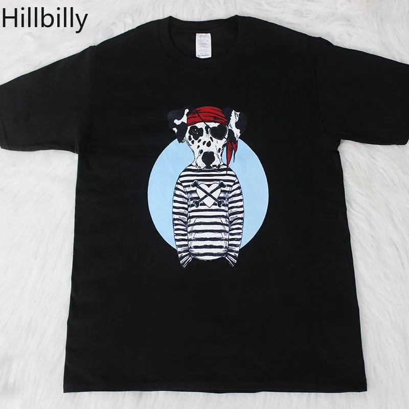 Hillbilly Pirate Dog Printed Animal Cotton Black Cool Graphic T-shirt for Women Short Sleeved Plus Size Women Tees Shirts Summer
Hillbilly Pirate Dog Printed Animal Cotton Black Cool Graphic T-shirt for Women Short Sleeved Plus Size Women Tees Shirts Summer