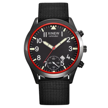 Mens Watches Top Brand XINEW Nylon Band Fasion casual Date Calendar Wristwatch with Luminous Hands Montre Homme de Marque Sport
Mens Watches Top Brand XINEW Nylon Band Fasion casual Date Calendar Wristwatch with Luminous Hands Montre Homme de Marque Sport