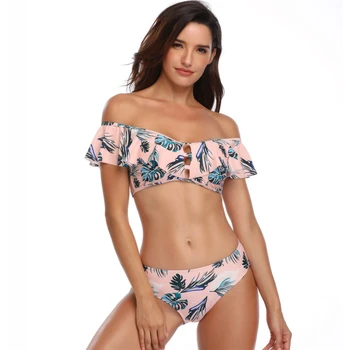 ZHUOHE Bikinis Set 2020 Mid Waist Swimsuit Bathing Suits Two pieces Swimwear Tropical Print Beach Wear Biquini for Women Lady
ZHUOHE Bikinis Set 2020 Mid Waist Swimsuit Bathing Suits Two pieces Swimwear Tropical Print Beach Wear Biquini for Women Lady
