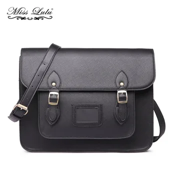 Miss Lulu Women Messenger Bags Crossboby Shoulder Bag School Bags for Girls Boys Synthetic Leather Large Satchel Black LT1665
Miss Lulu Women Messenger Bags Crossboby Shoulder Bag School Bags for Girls Boys Synthetic Leather Large Satchel Black LT1665