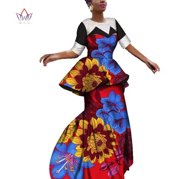 2020 Summer African Dashiki For Women O-neck Skirt Set Natural Bazin Riche African Natural Clothing Cotton Lace Plus Size WY3607
2020 Summer African Dashiki For Women O-neck Skirt Set Natural Bazin Riche African Natural Clothing Cotton Lace Plus Size WY3607