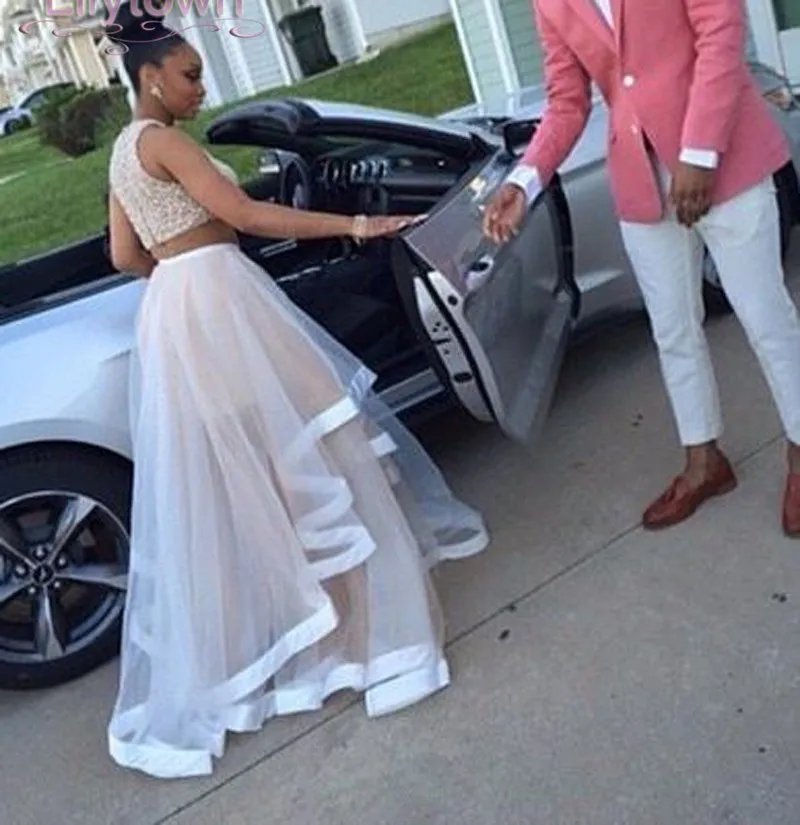 Vestidos-New-Round-Neck-Sleeveless-Tiered-Beaded-Celebrity-Dresses-Hot-2015-Bridal-Dress (2)