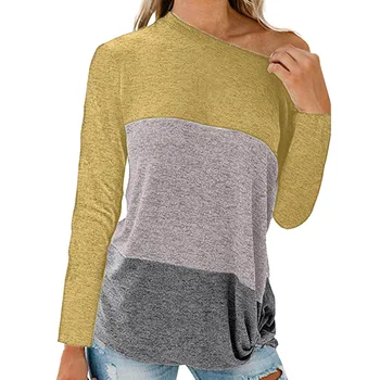 Blouse women Stitching Knotted Off-Shoulder Long sleeve shirts блузка женская Summer fall tops and blouses stripe shirt #3
Blouse women Stitching Knotted Off-Shoulder Long sleeve shirts блузка женская Summer fall tops and blouses stripe shirt #3