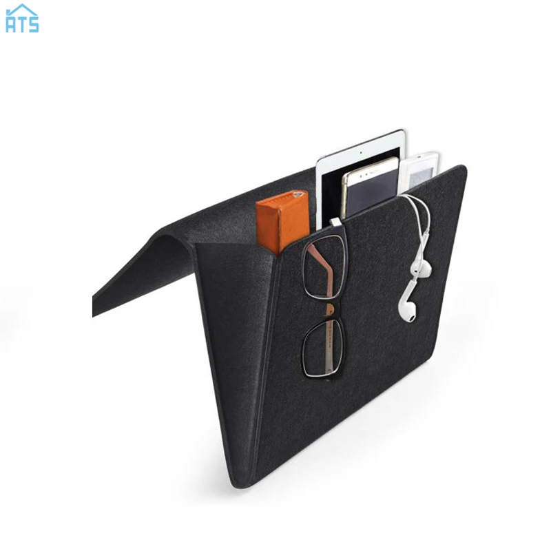 Bedside Sofa OffiCaddy Felt Bed Storage Bag Organizer with 2 Small Pockets for Organizing Tablet Magazine Cellphone Bags
Bedside Sofa OffiCaddy Felt Bed Storage Bag Organizer with 2 Small Pockets for Organizing Tablet Magazine Cellphone Bags