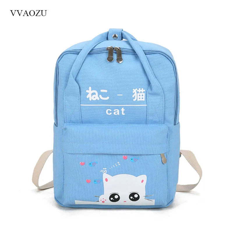 Cute Cat Printing Backpacks for Teenage Girl Women Travel Back Pack Rucksack Canvas Backpack Mochila Escolar with Handles
Cute Cat Printing Backpacks for Teenage Girl Women Travel Back Pack Rucksack Canvas Backpack Mochila Escolar with Handles