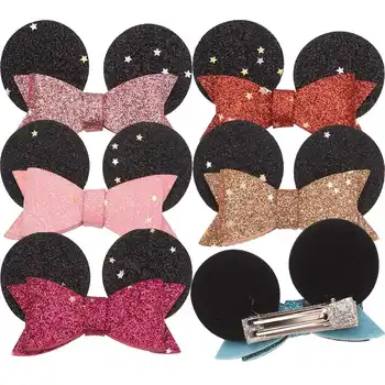 36PCS shiny star bows mickey ears Sequin Ribbon Clips glitter hair bows fashion hair accessories hairbow hair barrette hairpin
36PCS shiny star bows mickey ears Sequin Ribbon Clips glitter hair bows fashion hair accessories hairbow hair barrette hairpin