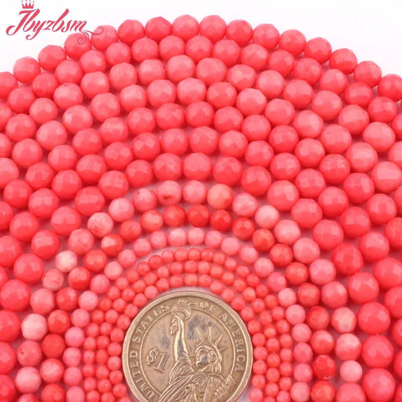 2,3,4,6,8,mm Natural Round Faceted Pink Coral Stone Beads Strand 15" For DIY Women Necklace Bracelets Earrings Jewelry Making
2,3,4,6,8,mm Natural Round Faceted Pink Coral Stone Beads Strand 15" For DIY Women Necklace Bracelets Earrings Jewelry Making