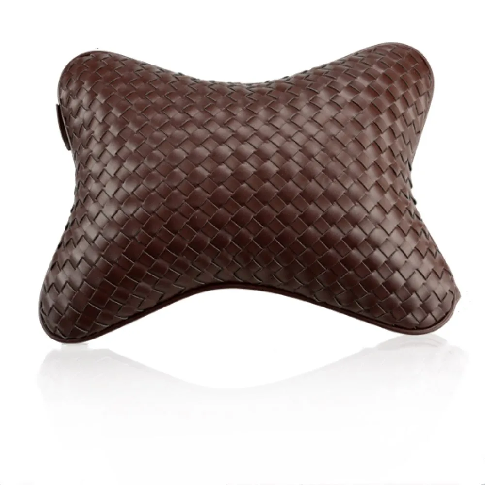 Brand genuine leather handwoven headrest universal comfortable healthy breathable pillow providing quality assurance for car
Brand genuine leather handwoven headrest universal comfortable healthy breathable pillow providing quality assurance for car