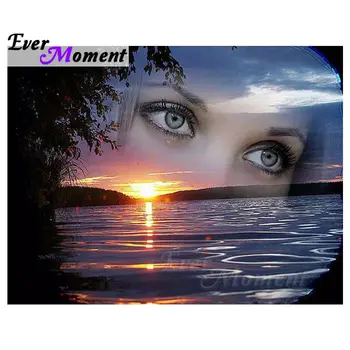 Ever Moment Diamond Painting Woman Eye Sea Night Full Square Drill Rhinestone Diamond Embroidery 5D DIY Picture Mosaic S2F410
Ever Moment Diamond Painting Woman Eye Sea Night Full Square Drill Rhinestone Diamond Embroidery 5D DIY Picture Mosaic S2F410