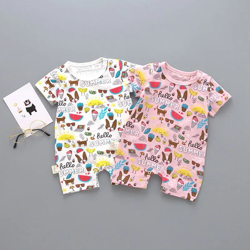 newborn summer cotton romper baby boy girls clothes outerwear short sleeve set children clothing tracksuit Jumpsui suit 3-12M
newborn summer cotton romper baby boy girls clothes outerwear short sleeve set children clothing tracksuit Jumpsui suit 3-12M
