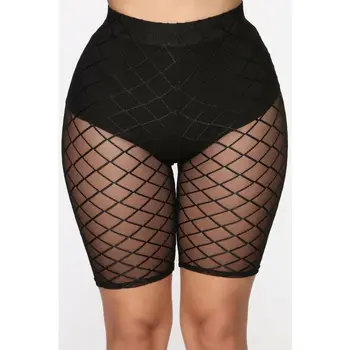 2019 Women Fishnet High Waist Shorts Fashion Mesh Sheer See Through Hollow Legging Shorts Swimwear Casual Skinny Trousers
2019 Women Fishnet High Waist Shorts Fashion Mesh Sheer See Through Hollow Legging Shorts Swimwear Casual Skinny Trousers