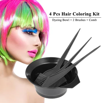 4 Pcs Hair Coloring Tools Kit Dyeing Bowl Brush Double-sided Coloring Comb Hairdressing Dyeing Tool
4 Pcs Hair Coloring Tools Kit Dyeing Bowl Brush Double-sided Coloring Comb Hairdressing Dyeing Tool