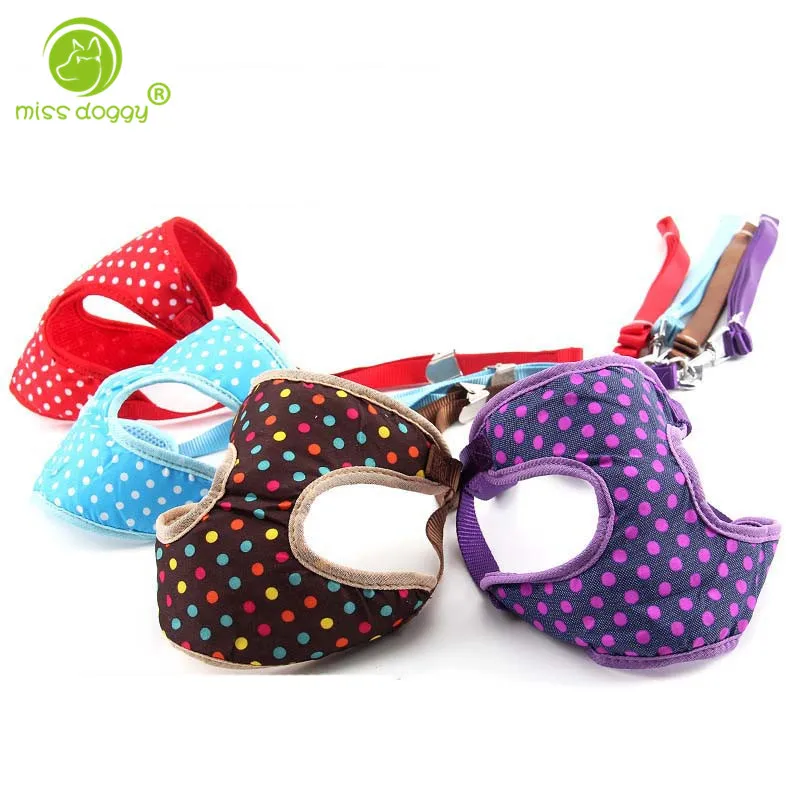 Newly Design Cute Polka Dot Printed Pet Dog Harness High Quality Comfortable Breathable Collar for Small Dogs French Bulldog 10E
Newly Design Cute Polka Dot Printed Pet Dog Harness High Quality Comfortable Breathable Collar for Small Dogs French Bulldog 10E