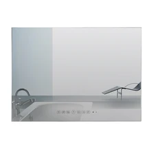 Souria 42 אינץ קיר רכוב צג אנדרואיד שחייה בריכת LED טלוויזיה מקלחת פנים מים הוכחת טלוויזיה (שחור/מראה)(China)