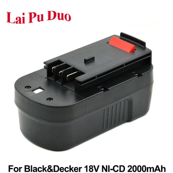 18V 2000mAh Ni-CD Replacement Power Tool Battery For Black&Decker: A18,HPB18, FS180BX, HPB18-OPE, FS18BX,244760-00
18V 2000mAh Ni-CD Replacement Power Tool Battery For Black&Decker: A18,HPB18, FS180BX, HPB18-OPE, FS18BX,244760-00