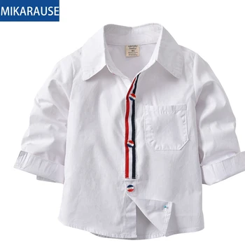 2-7Y Toddler Baby Pure Cotton White Shirts For Boys baby Boy Shirt Long Sleeve Tops Girls Blouses Comfort Soft Casual Shirt
2-7Y Toddler Baby Pure Cotton White Shirts For Boys baby Boy Shirt Long Sleeve Tops Girls Blouses Comfort Soft Casual Shirt