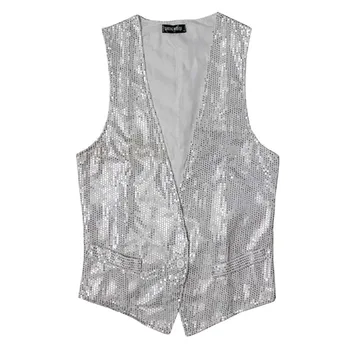 Waistcoat Men Men's Sequins Stage Cosplay Waiter Vest Men Show Waistcoat Gilet Sequins Vest Men Suit
Waistcoat Men Men's Sequins Stage Cosplay Waiter Vest Men Show Waistcoat Gilet Sequins Vest Men Suit