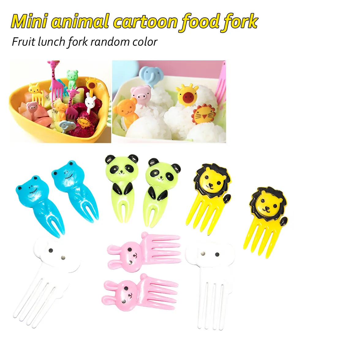 New Arrival Mini Animal Cartoon Food Fork Fruit Pick Sign Bento Lunches Party Decor Vegetable Tableware Dinnerware 10pcs/set
New Arrival Mini Animal Cartoon Food Fork Fruit Pick Sign Bento Lunches Party Decor Vegetable Tableware Dinnerware 10pcs/set