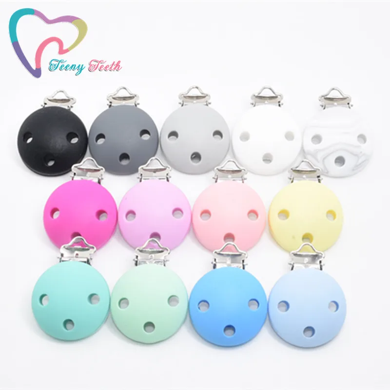 10 PCS Round Silicone Pacifier Clips Baby Teether Pacifier Clip Teething Pacifier Chain Accessories Infant Clasps Holders
10 PCS Round Silicone Pacifier Clips Baby Teether Pacifier Clip Teething Pacifier Chain Accessories Infant Clasps Holders