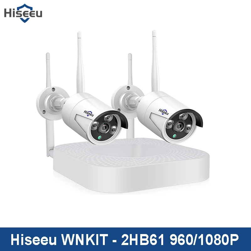 Hiseeu Wifi Home Security Camera System Wifi 4CH 1080P CCTV NVR Kit 2pcs 960P/1080P Wireless Video Surveillance IP Camera System
Hiseeu Wifi Home Security Camera System Wifi 4CH 1080P CCTV NVR Kit 2pcs 960P/1080P Wireless Video Surveillance IP Camera System
