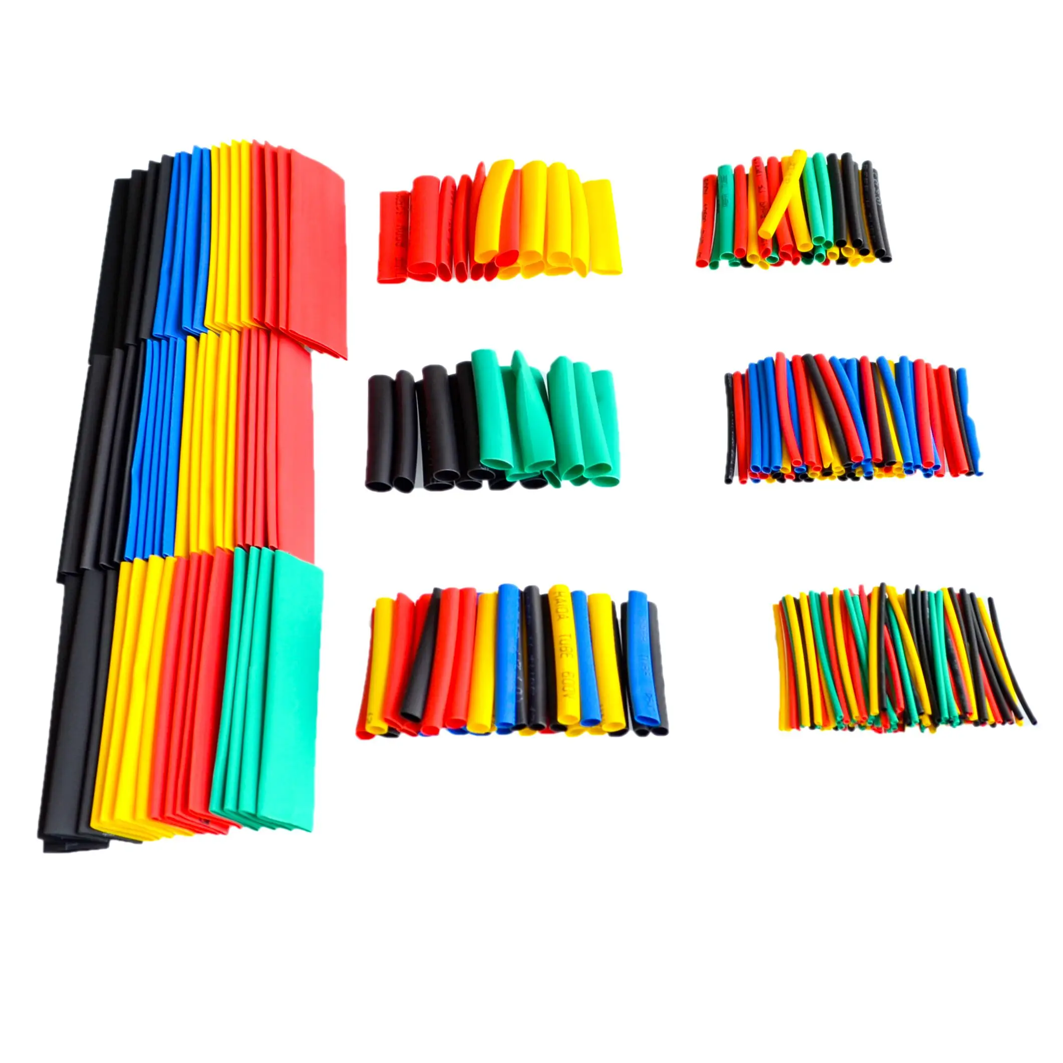 127pcs 140pcs 328Pcs Assorted Polyolefin Heat Shrink Tubing Tube Cable Sleeves Wrap Wire Set 8 Size Multicolor/Black
127pcs 140pcs 328Pcs Assorted Polyolefin Heat Shrink Tubing Tube Cable Sleeves Wrap Wire Set 8 Size Multicolor/Black