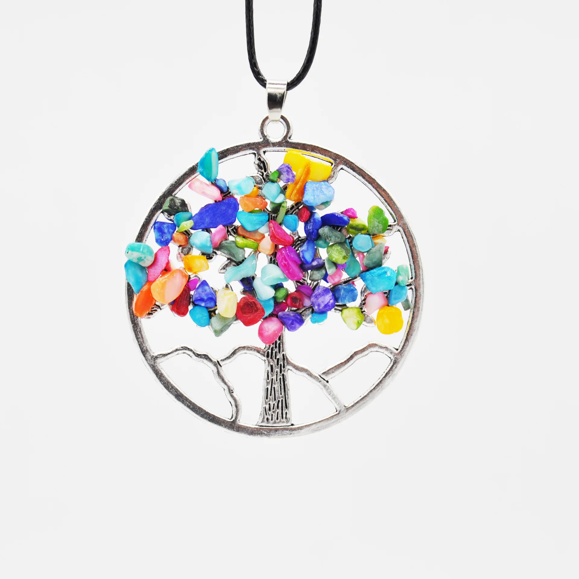 1PC new Natural Stone Life Tree Seven Pulse Year Round Fortune Tree Women's Necklace Rainbow Stone Dropshipping
1PC new Natural Stone Life Tree Seven Pulse Year Round Fortune Tree Women's Necklace Rainbow Stone Dropshipping