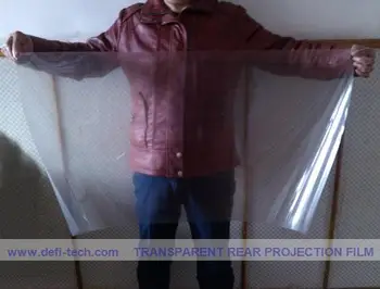 DfLabs 3d holographic film/transparent rear projection film(1.524m*2m ),transparent & ultra-easy install,
DfLabs 3d holographic film/transparent rear projection film(1.524m*2m ),transparent & ultra-easy install,