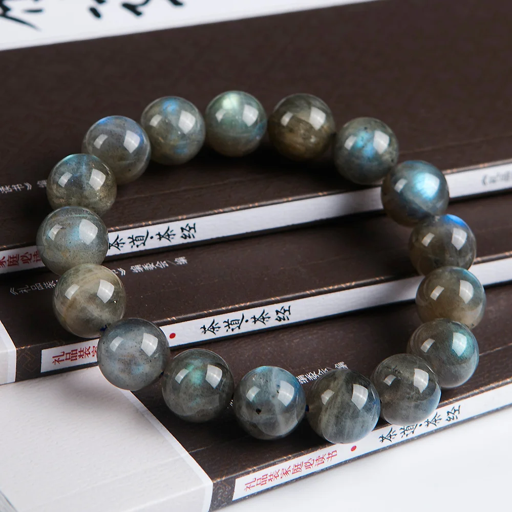Genuine Natural Labradorite Rainbow Light Crystal 13.5mm Big Round Beads Bracelet Women Men Gemstone Fashion Reiki Stone AAAAA
Genuine Natural Labradorite Rainbow Light Crystal 13.5mm Big Round Beads Bracelet Women Men Gemstone Fashion Reiki Stone AAAAA
