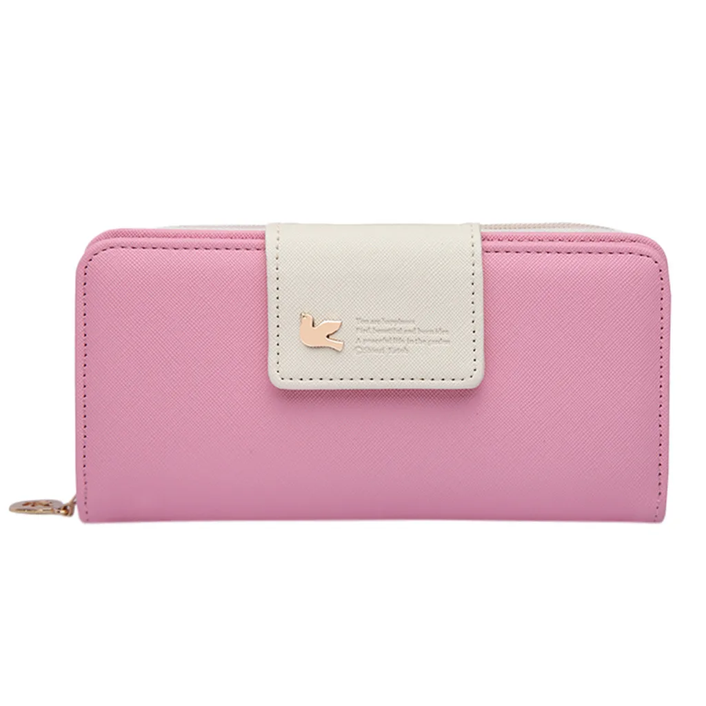 2019 Ladies casual new wallet Long Fashion Zipper Fly Clasp Color Collision Coin Purse Card Holder Bag
2019 Ladies casual new wallet Long Fashion Zipper Fly Clasp Color Collision Coin Purse Card Holder Bag