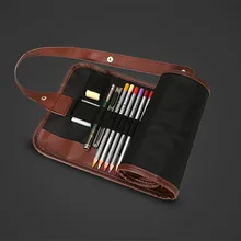36/48/72 Holes Penalty Pencil Case School Canvas Roll Pouch Makeup Comestic Brown Brush Pen Storage Pecncil Box Estuches School
36/48/72 Holes Penalty Pencil Case School Canvas Roll Pouch Makeup Comestic Brown Brush Pen Storage Pecncil Box Estuches School