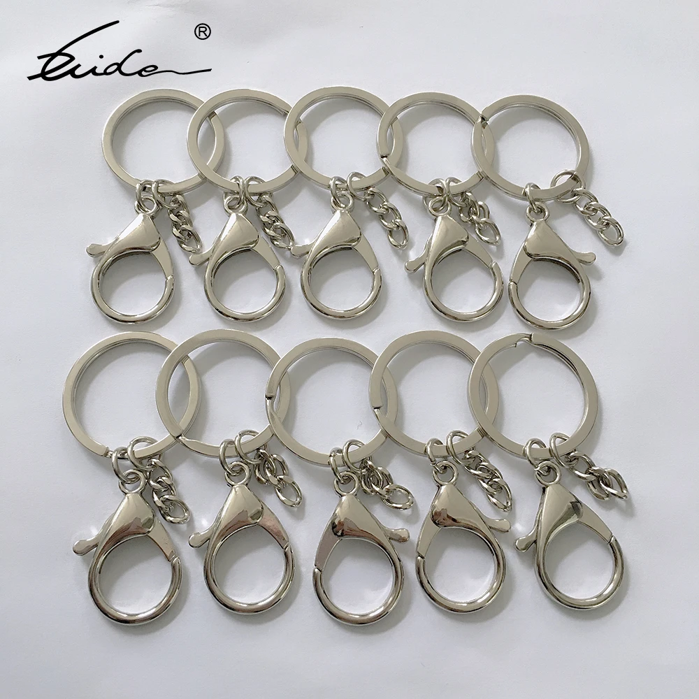 10pcs/lot Wholesale 30mm Zinc Alloy Keyring Keychain Split Ring With Short Chain Key Rings Women Men DIY Key Chains
10pcs/lot Wholesale 30mm Zinc Alloy Keyring Keychain Split Ring With Short Chain Key Rings Women Men DIY Key Chains