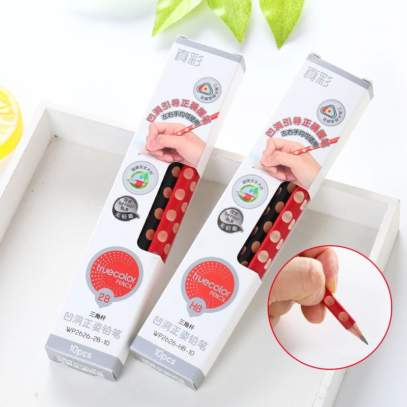 10pcs/box wooden pencil triangle pencil school office writing stationery Correction Holding a pen posture High quality pencil
10pcs/box wooden pencil triangle pencil school office writing stationery Correction Holding a pen posture High quality pencil