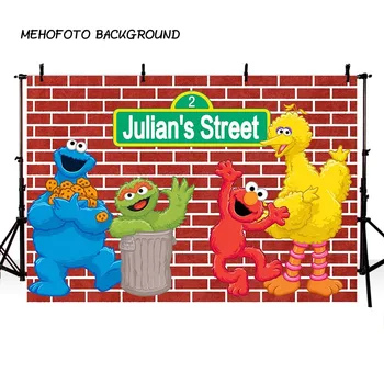 MEHOFOTO Elmo World Photography Backdrops Red Brick Wall Sesame Street Party Banner Photo Background for Pictures Custom
MEHOFOTO Elmo World Photography Backdrops Red Brick Wall Sesame Street Party Banner Photo Background for Pictures Custom