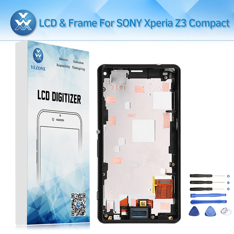 Для sony Xperia Z3 компактный D5803 D5833 ЖК Дисплей мини Сенсорный экран планшета Ассамблеи