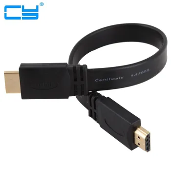 1.4 Version 3D Gold Plated Plug HDMI to HDMI Flat Port Wire Cabel 0.3M Short Cabo HDMI Cable 10M 5M 15m 20M for HDTV XBOX PS3
1.4 Version 3D Gold Plated Plug HDMI to HDMI Flat Port Wire Cabel 0.3M Short Cabo HDMI Cable 10M 5M 15m 20M for HDTV XBOX PS3