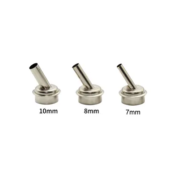 3pcs/Lot Hot Air Gun Oblique Mouth Nozzles 7/8/10mm 45 Degree Bent Curved Heat Nozzle For QUICK 861DW Soldering Station
3pcs/Lot Hot Air Gun Oblique Mouth Nozzles 7/8/10mm 45 Degree Bent Curved Heat Nozzle For QUICK 861DW Soldering Station
