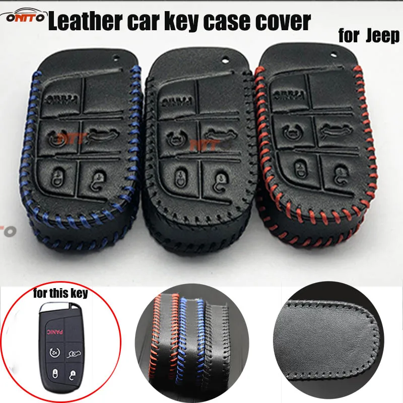1X Leather car remote key case cover For Jeep Grand Cherokee Compass Wrangler Renegade Hard Steel 2016 2017 Chrysler 300C
1X Leather car remote key case cover For Jeep Grand Cherokee Compass Wrangler Renegade Hard Steel 2016 2017 Chrysler 300C