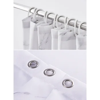 Mildew Resistant Fabric Shower Curtain Bathroom polyester Waterproof Shower Marble Grain Print Luxury Bath shower Curtains D4
Mildew Resistant Fabric Shower Curtain Bathroom polyester Waterproof Shower Marble Grain Print Luxury Bath shower Curtains D4