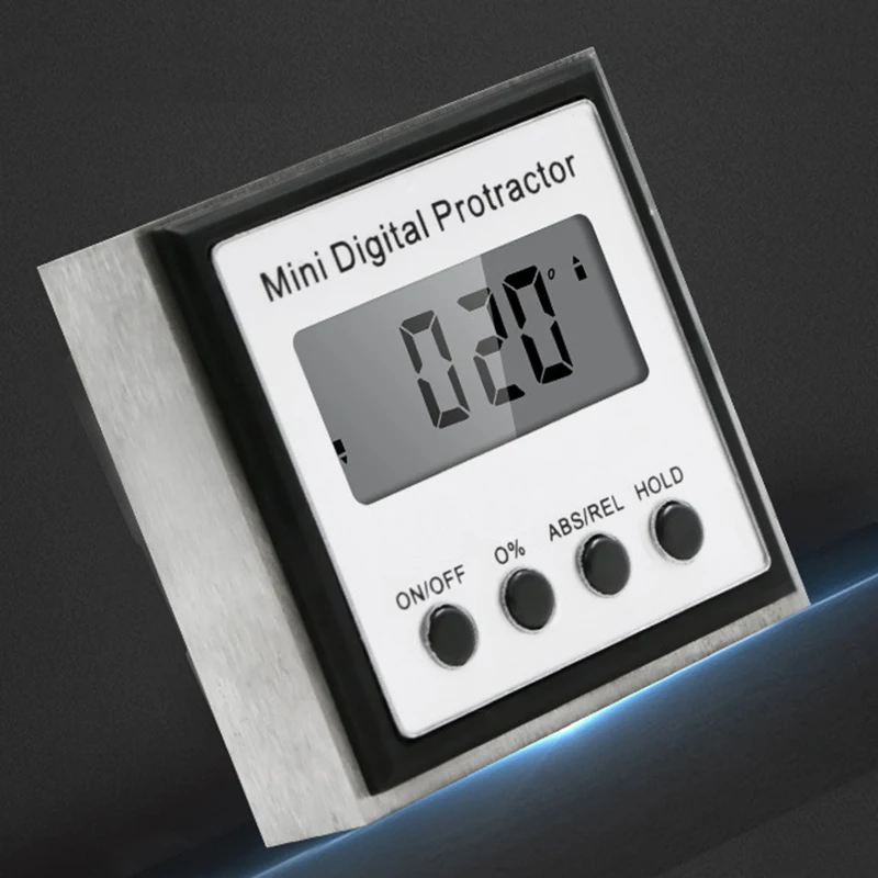 Electronic Protractor Aluminum Alloy Digital Inclinometer Bevel Box Angle Gauge Meter Magnets Base Measuring Tool With Magnetic
Electronic Protractor Aluminum Alloy Digital Inclinometer Bevel Box Angle Gauge Meter Magnets Base Measuring Tool With Magnetic