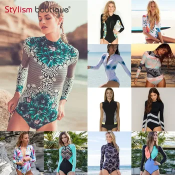 2019 New Padded One Piece Swimsuit Rash Guard Long Sleeves Sleeveless Swimwear Rashguard Printed Surf Wear Bodysuit Bathing Suit
2019 New Padded One Piece Swimsuit Rash Guard Long Sleeves Sleeveless Swimwear Rashguard Printed Surf Wear Bodysuit Bathing Suit