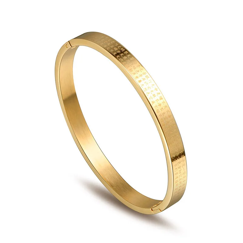 2019 Promotion Time-limited Armbanden Voor Vrouwen Bangles Bangle Steel Jewelry Sutra Buddhist Religious Plating 24 K Sz020
2019 Promotion Time-limited Armbanden Voor Vrouwen Bangles Bangle Steel Jewelry Sutra Buddhist Religious Plating 24 K Sz020