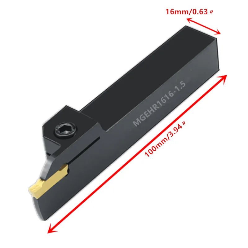 MGEHR1616/MGEHL1616-1.5/2/2.5/3/3.5/4 CNC Tools Lathe External Grooving Cut boring bar tool Holder For MGMN Insert
MGEHR1616/MGEHL1616-1.5/2/2.5/3/3.5/4 CNC Tools Lathe External Grooving Cut boring bar tool Holder For MGMN Insert