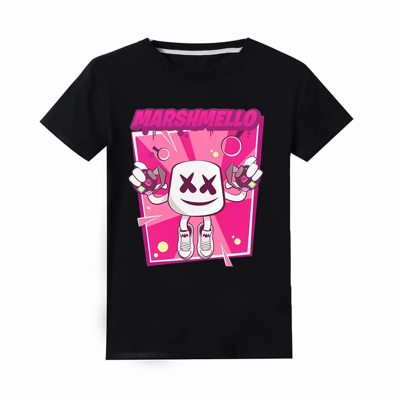 2019 Summer kids cartoon Marshmello DJ Music minecraft jojo siwa Cotton Short Sleeve T-Shirt boys and girls christmas clothing
2019 Summer kids cartoon Marshmello DJ Music minecraft jojo siwa Cotton Short Sleeve T-Shirt boys and girls christmas clothing