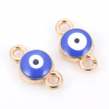 10pcs/lot Fashion Blue Evil Eye Connectors Charm Diy Jewelry Accessories Findings for Handmade Bracelet 14mm*8mm
10pcs/lot Fashion Blue Evil Eye Connectors Charm Diy Jewelry Accessories Findings for Handmade Bracelet 14mm*8mm