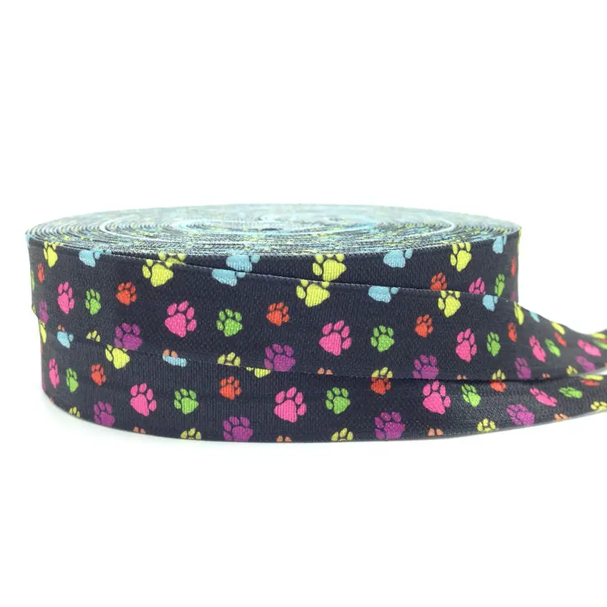 5 Yards 16mm Colorful Paws Printed foe elastic bands Sewing Lace trim Apparel Accessories decoration
5 Yards 16mm Colorful Paws Printed foe elastic bands Sewing Lace trim Apparel Accessories decoration