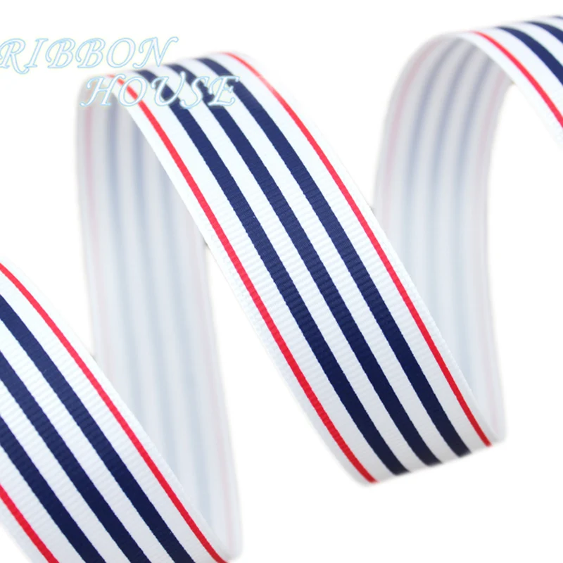 (5 yards/lot) 1'' (25mm) Red and Blue Stripe printed grosgrain ribbons gift wrap decoration ribbons
(5 yards/lot) 1'' (25mm) Red and Blue Stripe printed grosgrain ribbons gift wrap decoration ribbons