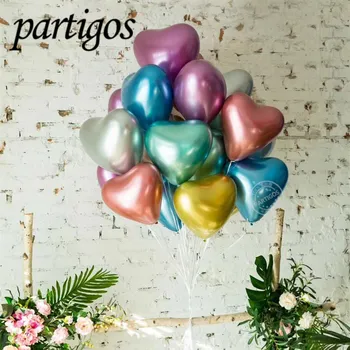 12inch 10pcs Chrome balloons Heart balloon Metallic latex helium Balloons Globos birthday Party Decorations Wedding decorations
12inch 10pcs Chrome balloons Heart balloon Metallic latex helium Balloons Globos birthday Party Decorations Wedding decorations