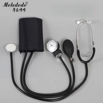 Manual Blood Pressure Monitor Arm Type Sphygmomanometer Listening Fetal Heart Double Tube Double Head Stethoscope Medical D50
Manual Blood Pressure Monitor Arm Type Sphygmomanometer Listening Fetal Heart Double Tube Double Head Stethoscope Medical D50